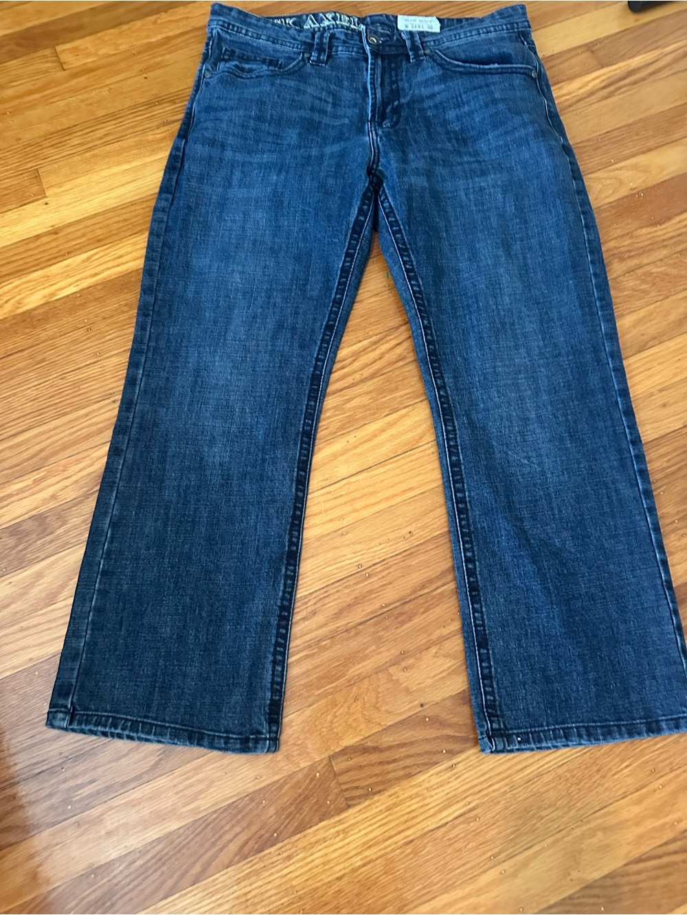 Men's Dark Blue Straight-Leg Jeans TK Axel 34x30